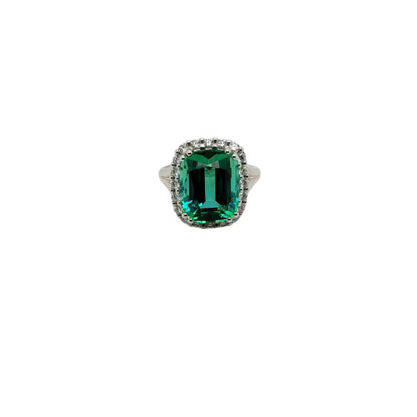 Tourmaline Cluster Ring